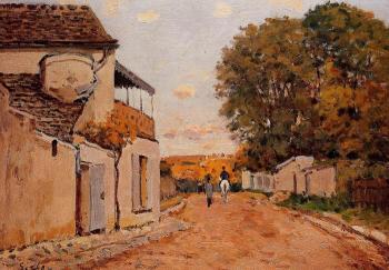 Alfred Sisley : Street in Louveciennes